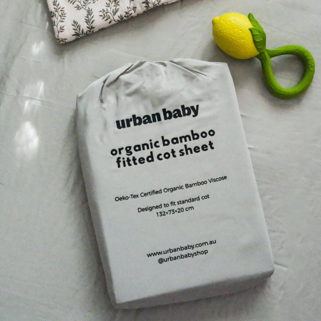 100% Organic Bamboo Fitted Cot Sheet