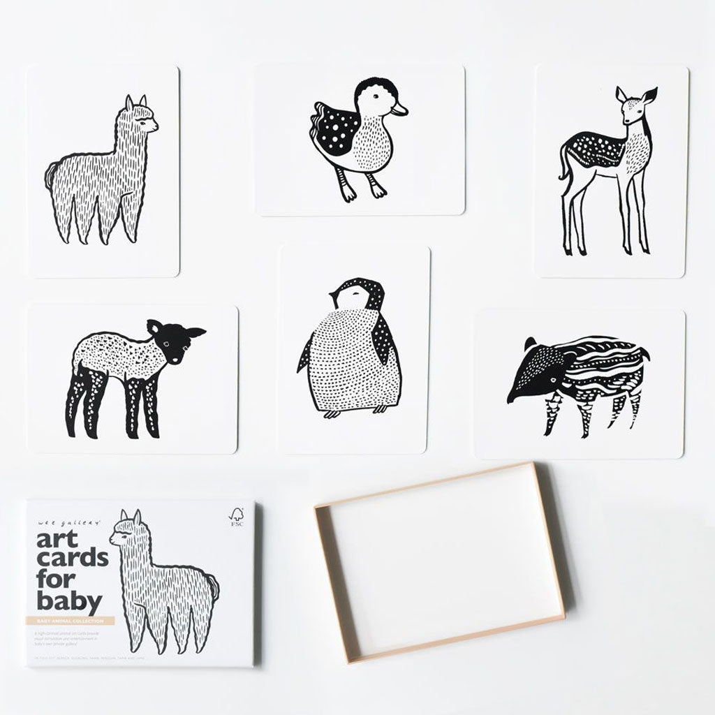 Wee Gallery Art Cards - Baby Animals Collection - UrbanBaby shop