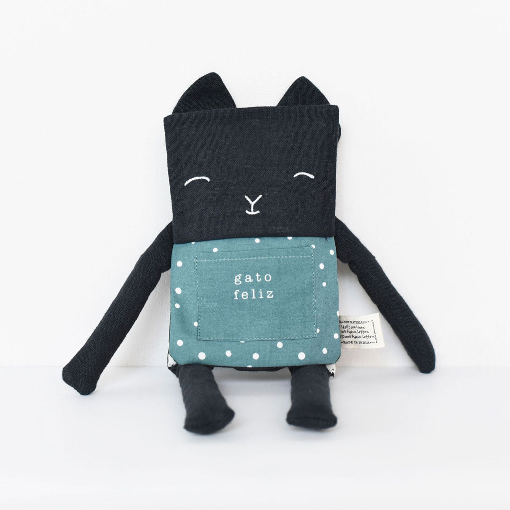 Wee Gallery Organic Flippy Friend - Cat (Spanish) - UrbanBaby shop