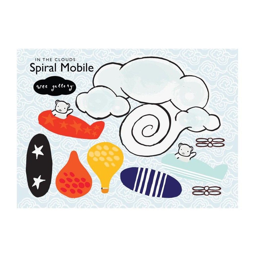 Wee Gallery Spiral Mobile - In the Clouds - UrbanBaby shop