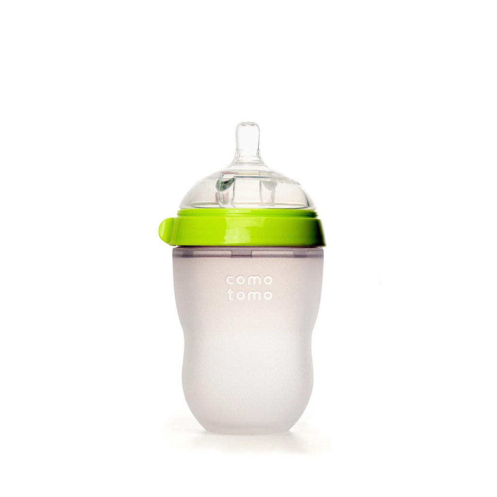 Comotomo Silicone Baby Bottle 250ml Green - UrbanBaby shop