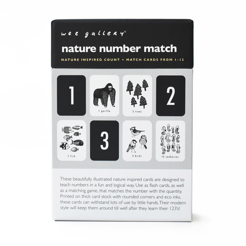 Wee Gallery Nature Number Cards - UrbanBaby shop