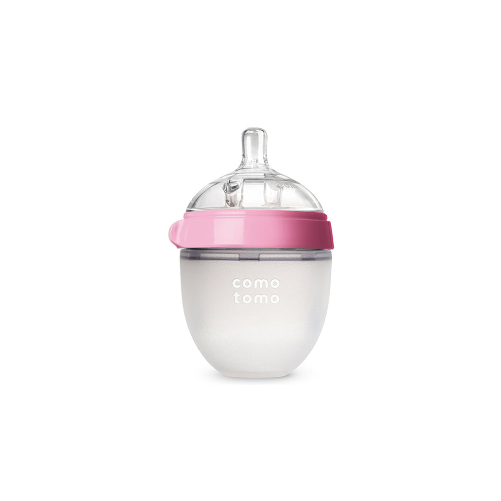 Comotomo Silicone Baby Bottle 150ml Pink - UrbanBaby shop