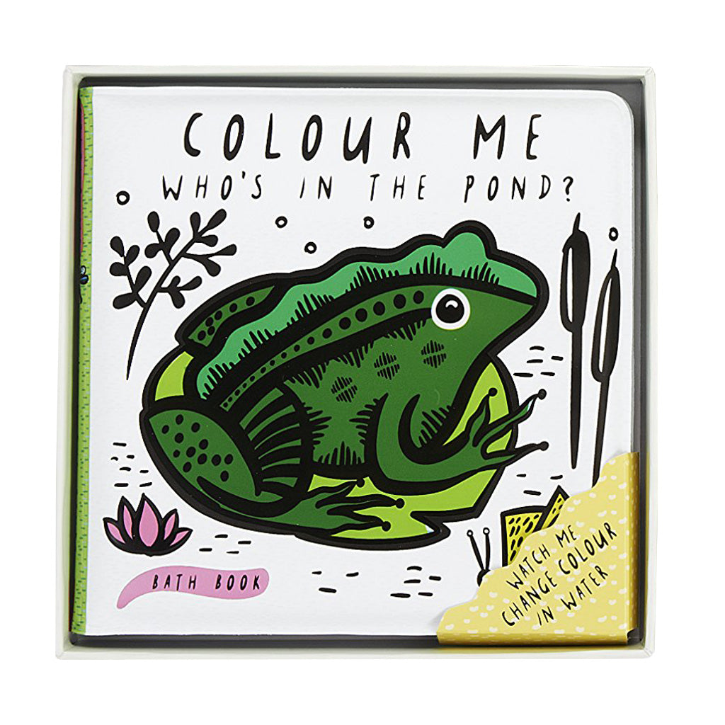 Wee Gallery Bath Book Who's In The Pond - UrbanBaby shop