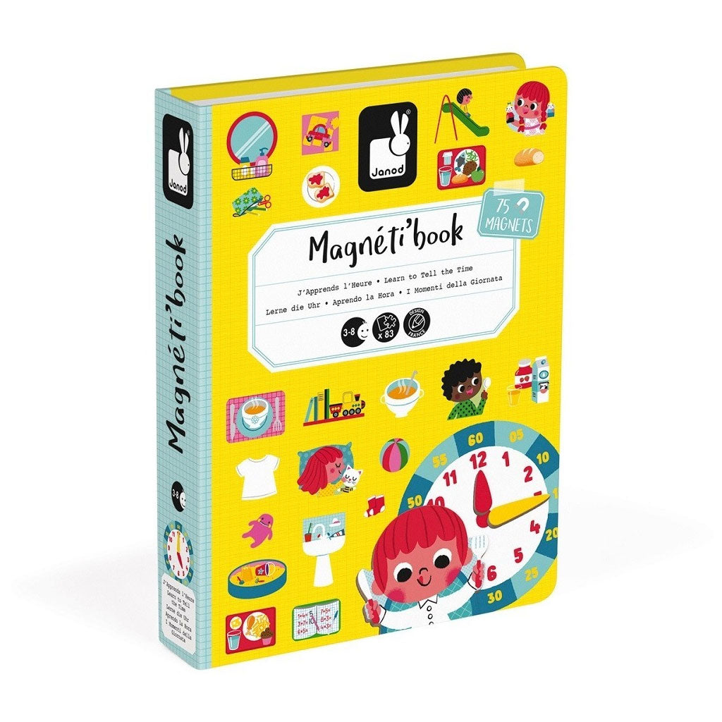 Janod Magneti Book - Learn the Time - UrbanBaby shop