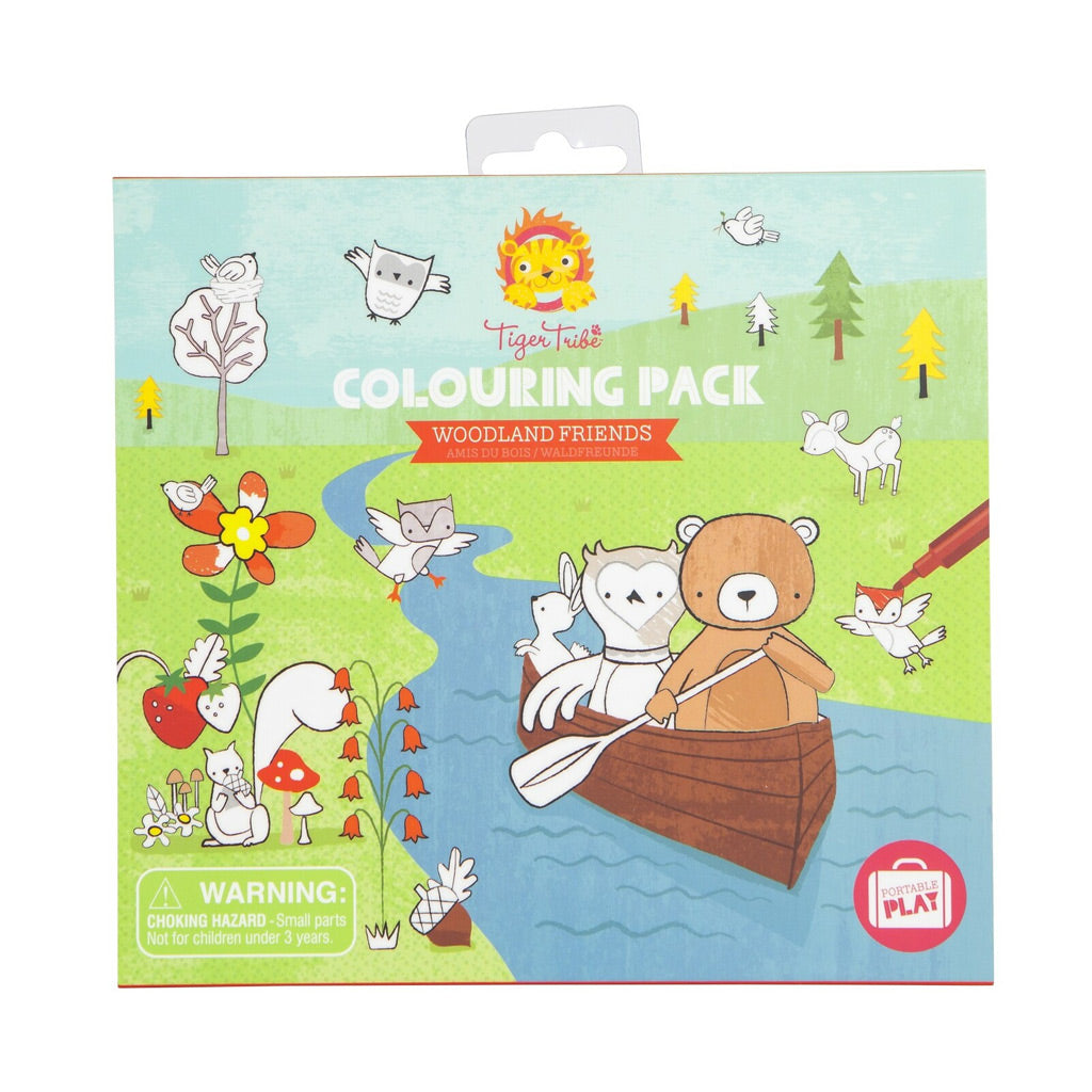 Tiger Tribe Colouring Pack - Woodland Friends - UrbanBaby shop