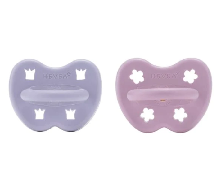 Hevea Baby Orthodontic Pacifier Colours - Twin Pack 3-36 mths - UrbanBaby shop