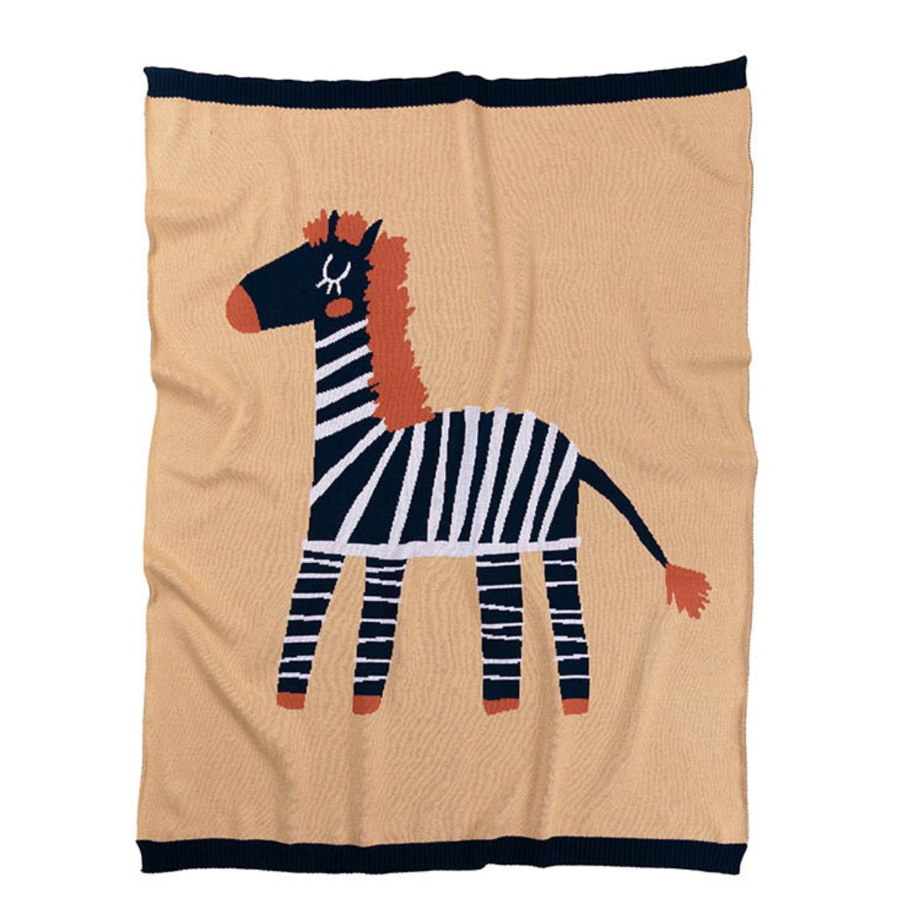 Indus Design Zebra Baby Blanket - UrbanBaby shop