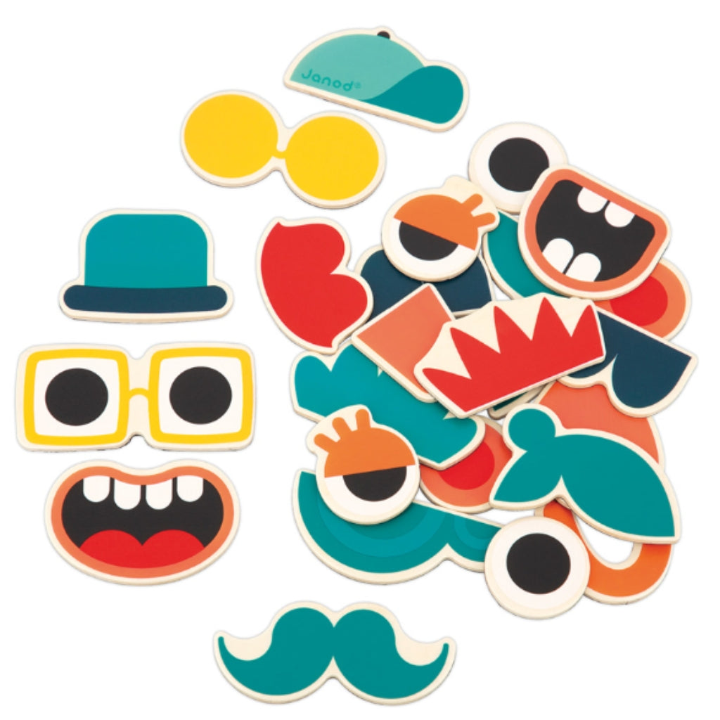 Janod Magnets - Face - UrbanBaby shop