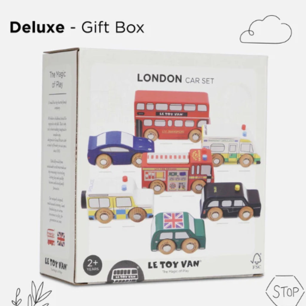 Le Toy Van London Car Set - UrbanBaby shop