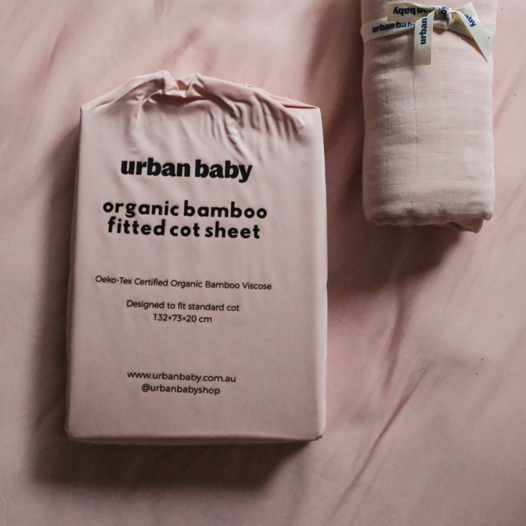 Urban Baby Organic Bamboo Fitted Cot Sheet – UrbanBaby shop