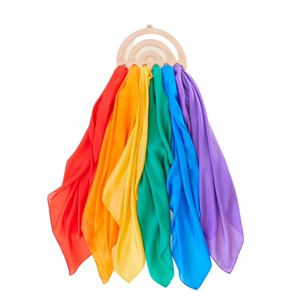 Sarah Silk Wooden Rainbow Display For Playsilks - UrbanBaby shop
