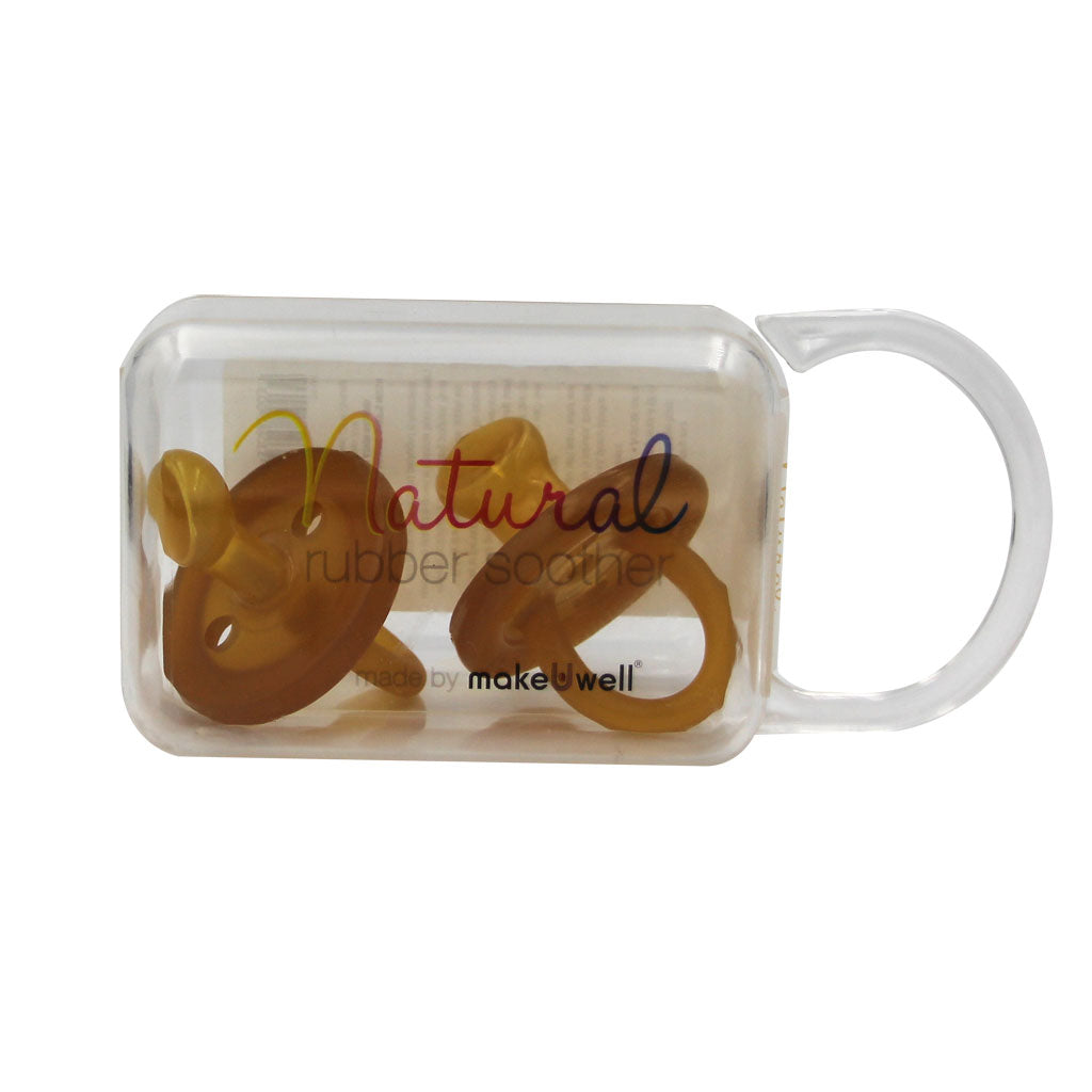 Natural Rubber Soother Orthodontic - Twin Pack - UrbanBaby shop