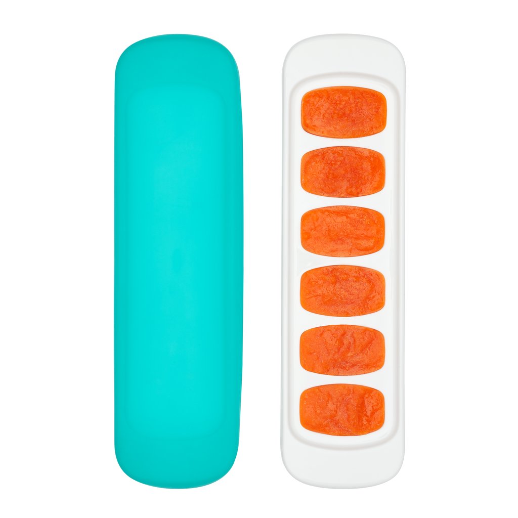 OXO Tot Baby Food Freezer Tray w Silicone Lid - Teal - UrbanBaby shop