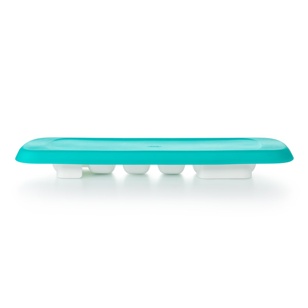 OXO Tot Baby Food Freezer Tray w Silicone Lid - Teal - UrbanBaby shop