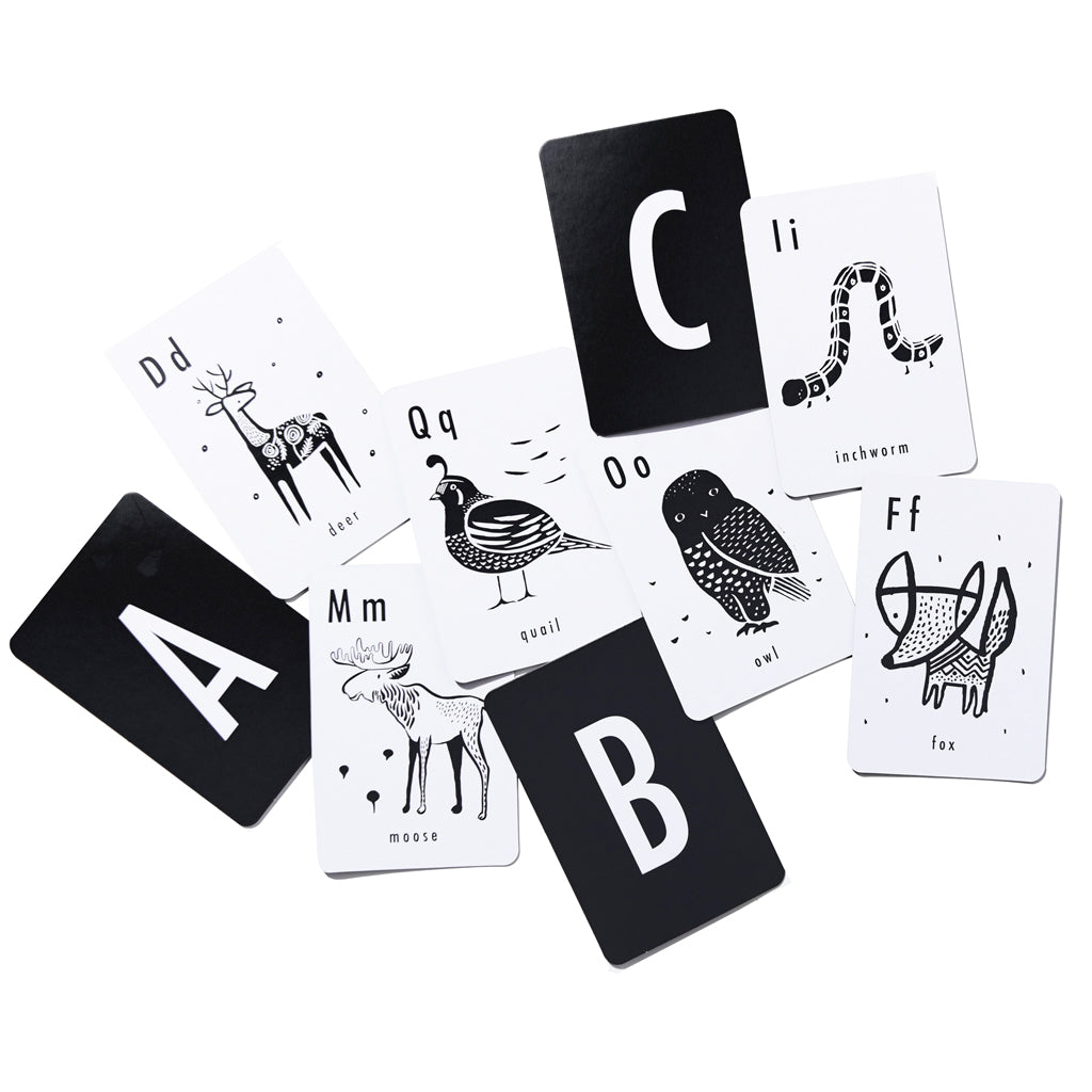 Wee Gallery Alphabet Cards - Animals - UrbanBaby shop