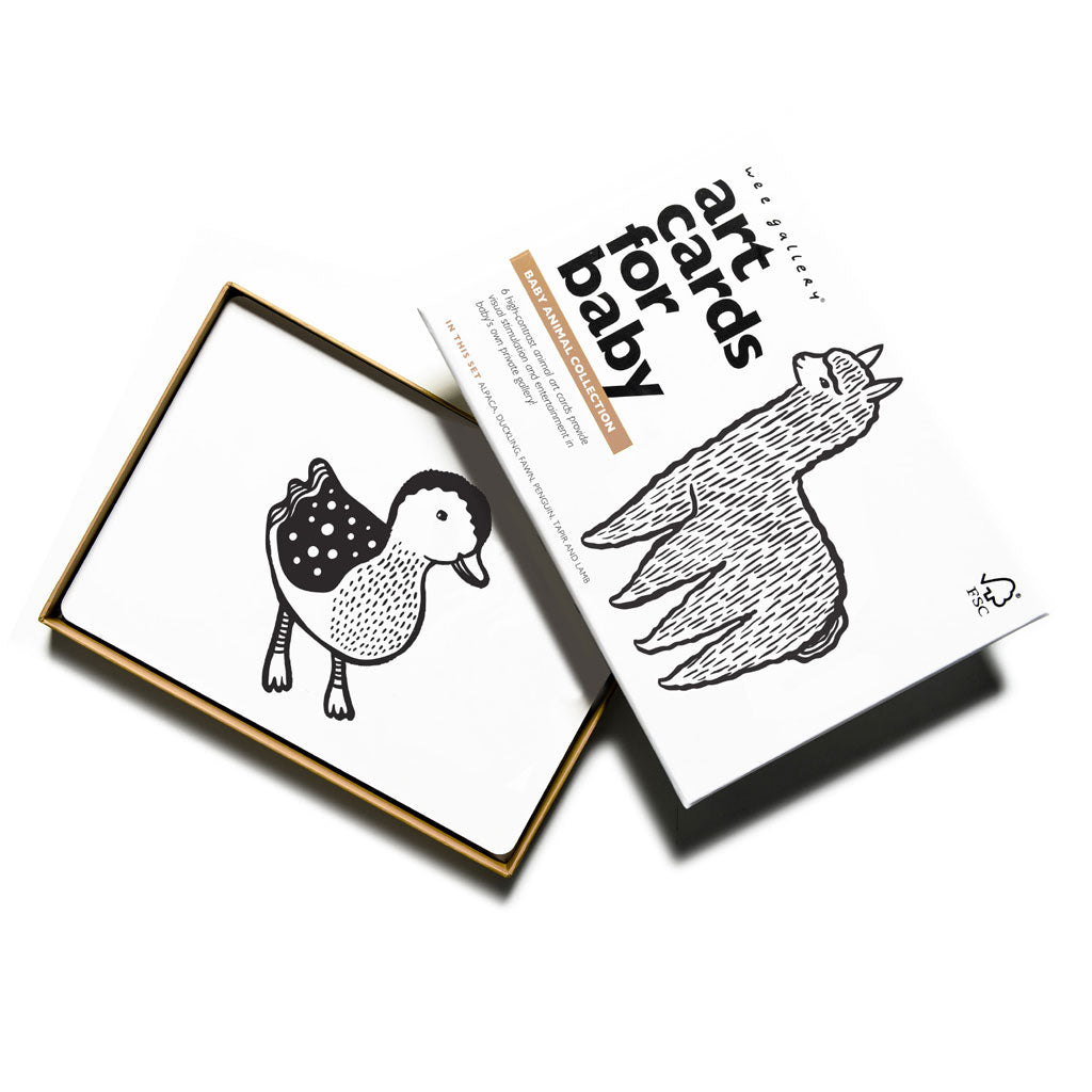 Wee Gallery Art Cards - Baby Animals Collection - UrbanBaby shop