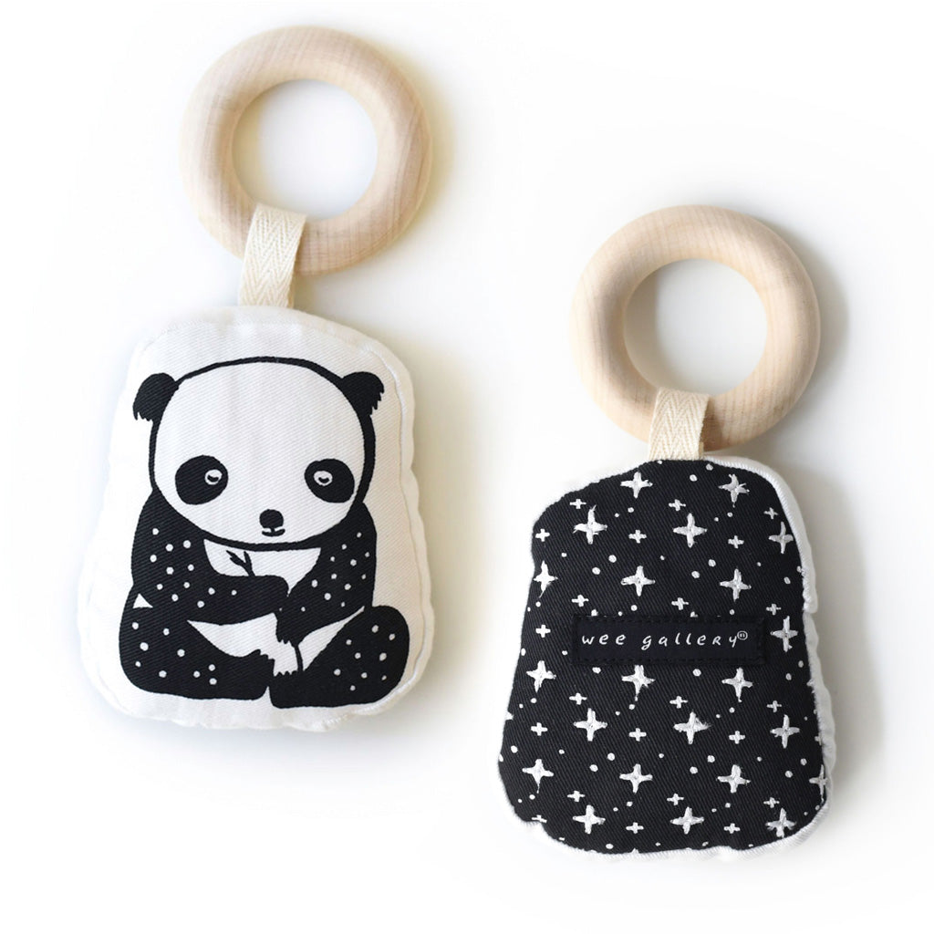 Wee Gallery Organic Teether - Panda - UrbanBaby shop