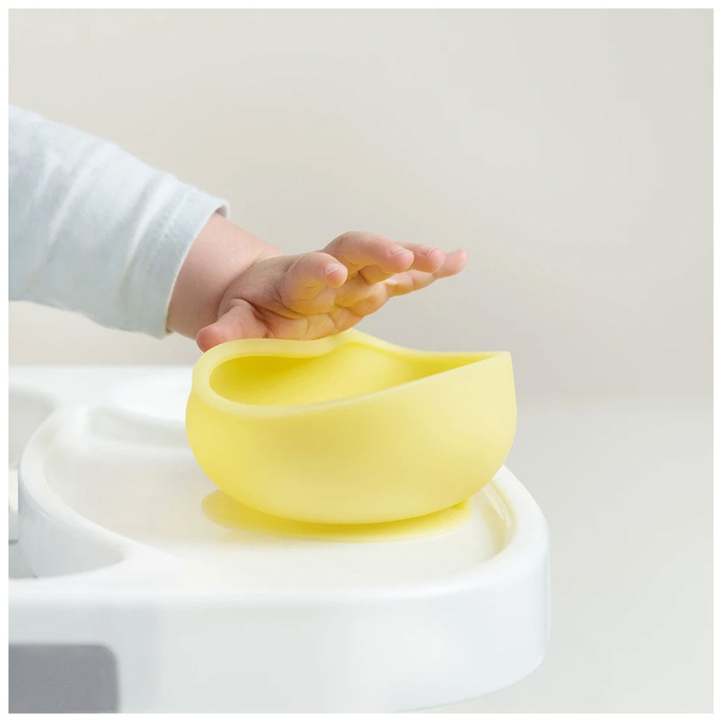 OlaBaby Suction Bowl with Lid Coral - UrbanBaby shop