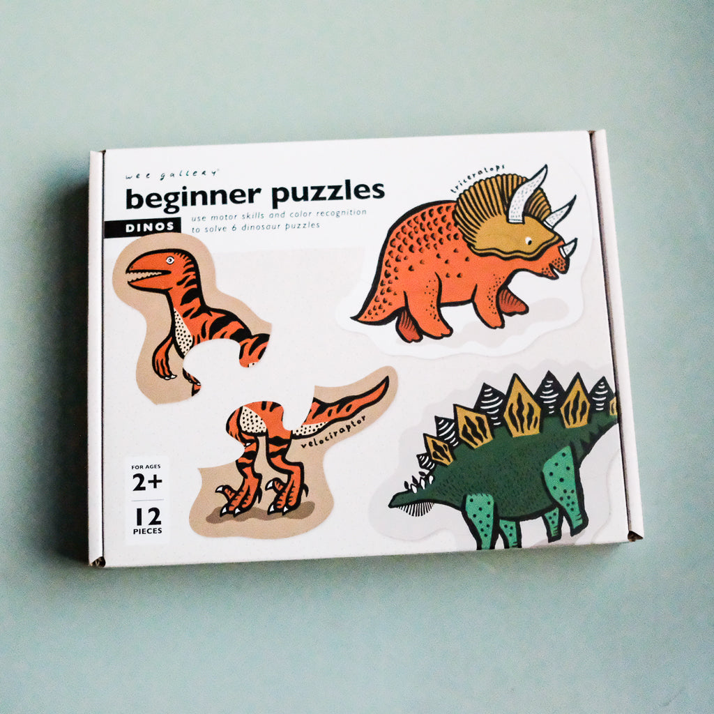 Wee Gallery Beginner Puzzle - Dino - UrbanBaby shop