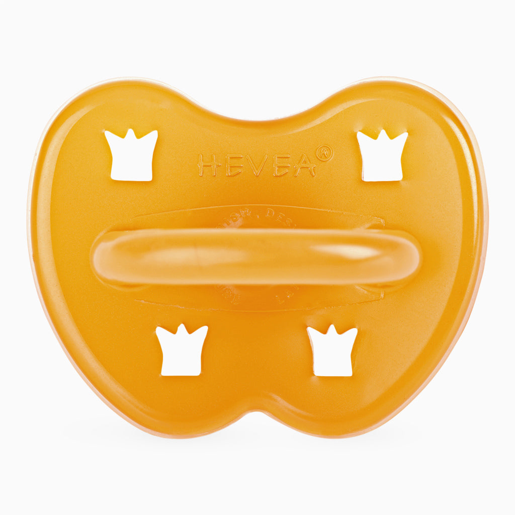 Hevea Baby Natural Rubber Round Pacifier - Crown - UrbanBaby shop
