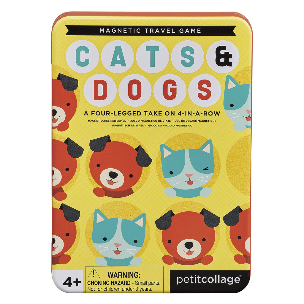 Petit Collage Magnetic Travel Game - Cats and Dogs - UrbanBaby shop