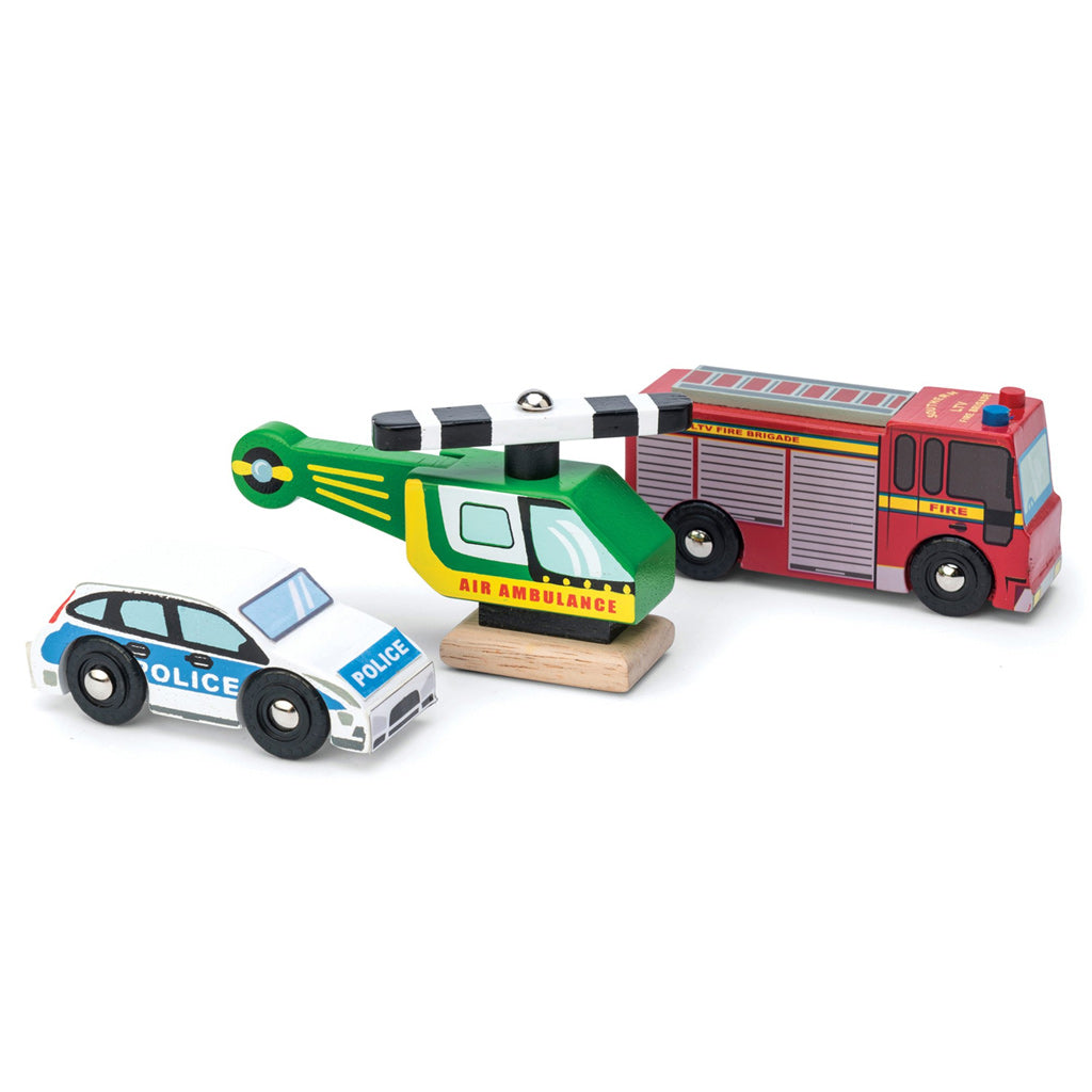 Le Toy Van Emergency Vehicles Set - UrbanBaby shop