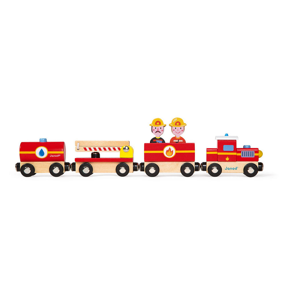 Janod Firefighter Train - UrbanBaby shop