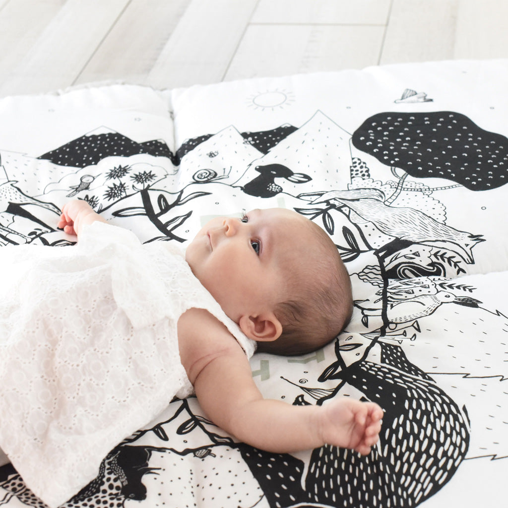 Wee Gallery Organic Cotton Play Mat - Forest - UrbanBaby shop