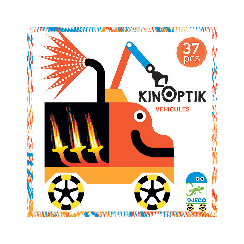 Djeco Kinoptik Set - Wacky Vehicles - UrbanBaby shop