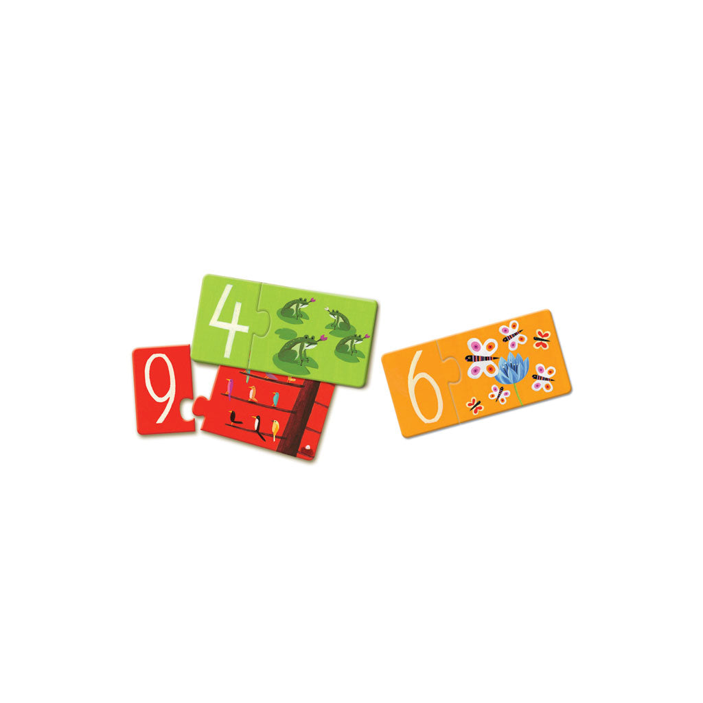Djeco Duo Puzzle Numbers - UrbanBaby shop