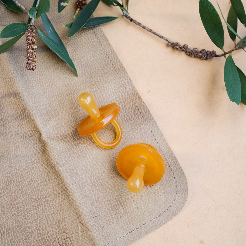 Natural Rubber Soother Round - Twin Pack - UrbanBaby shop