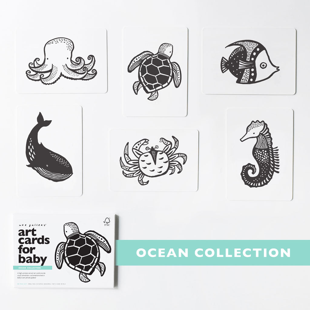 Wee Gallery Art Cards - Ocean Collection - UrbanBaby shop