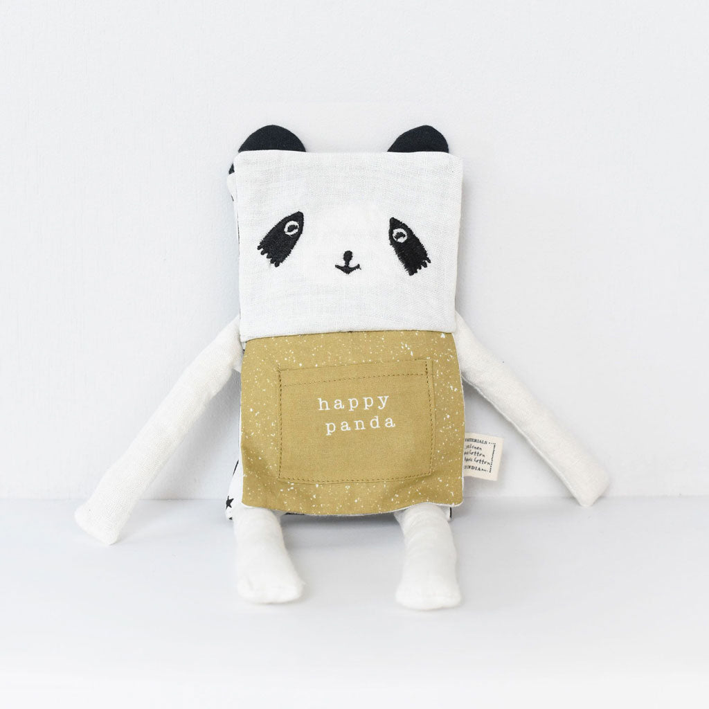 Wee Gallery Organic Flippy Friend - Panda - UrbanBaby shop