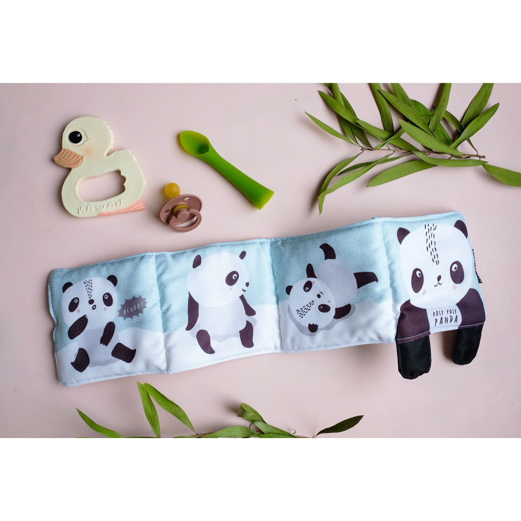 Wee Gallery Cloth Books - Roly Poly Panda - UrbanBaby shop