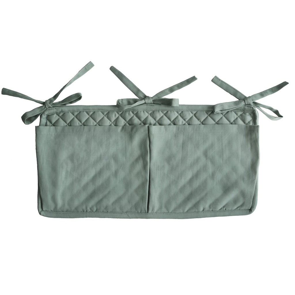 Mushie Crib Pocket - Roman Green - UrbanBaby shop