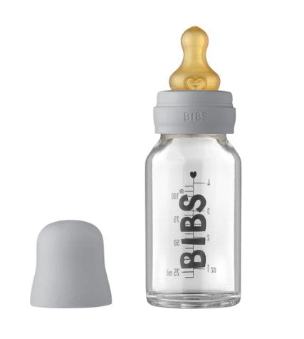 Bibs Glass Bottle Set - 110ml (var colours) - UrbanBaby shop
