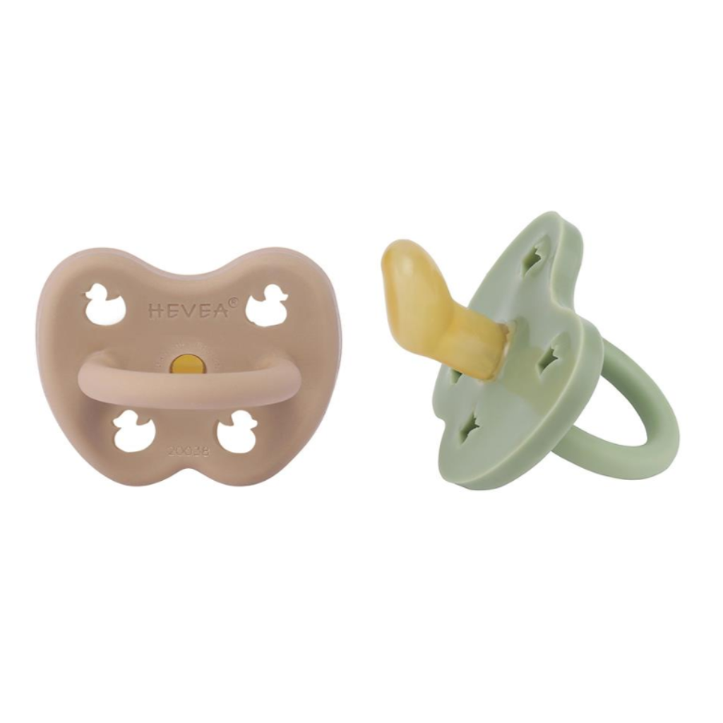 Hevea Baby Orthodontic Pacifier Colours - 2 Pk 3-36 mths - UrbanBaby shop
