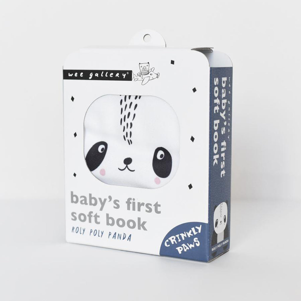 Wee Gallery Cloth Books - Roly Poly Panda - UrbanBaby shop